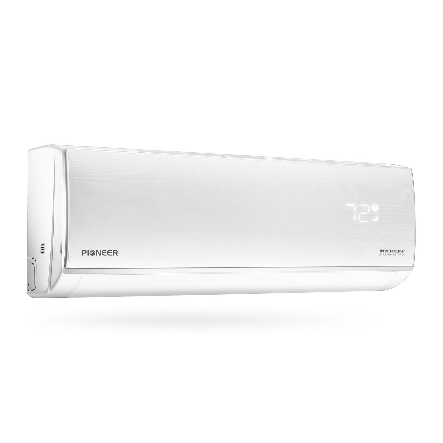 Pioneer Diamante Pro 18,000 BTU 21 SEER2 230V High-Wall Ductless Mini-Split Air Conditioner Inverter Heat Pump with 16 Ft. Kit - WYT018GLSI20RL
