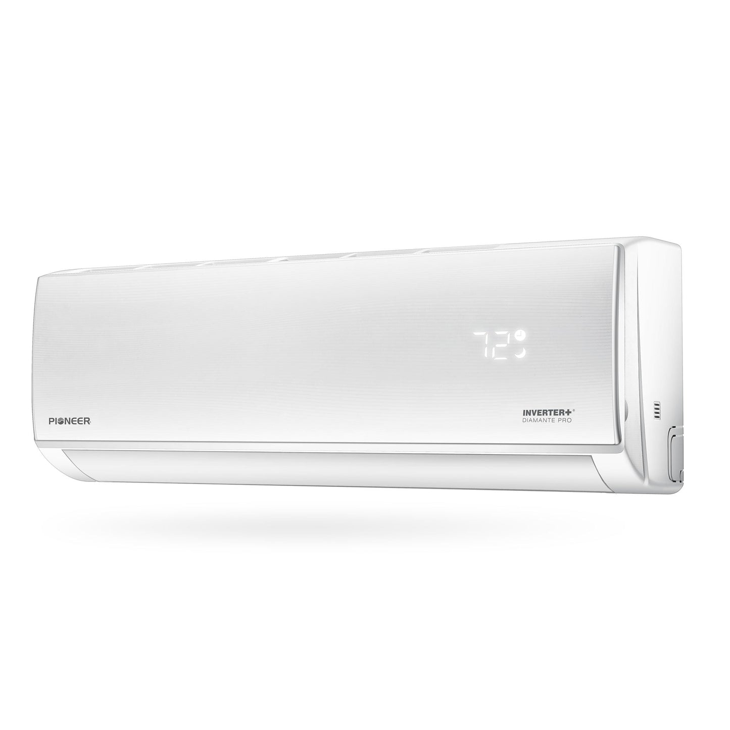 Pioneer Diamante Pro 12,000 BTU 20 SEER2 115V High-Wall Ductless Mini-Split Air Conditioner Inverter Heat Pump with 16 Ft. Kit - WYT012ALSI20RL